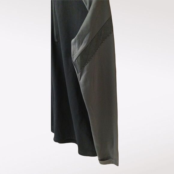 NIKE Women's Athletic Black & Gray 1/2 Zip Pullover With Dri-Fit - Picture 3 of 15